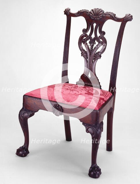 Side Chair, 1750/55. Creator: Unknown.