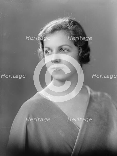 Annie Campbell - Portrait, 1933. Creator: Harris & Ewing.