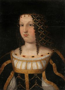 Portrait of Lucrezia Borgia (1480-1519), c1510. Creator: Veneto, Bartolomeo (1502-1555).