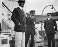 Sir Charles Hardinge, Sir Arthur Nicolson and General Sir John French, 1908. Artist: Queen Alexandra