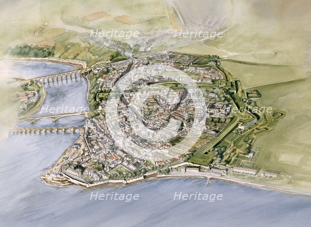 Berwick-upon-Tweed, 1999. Artist: Peter Dunn.