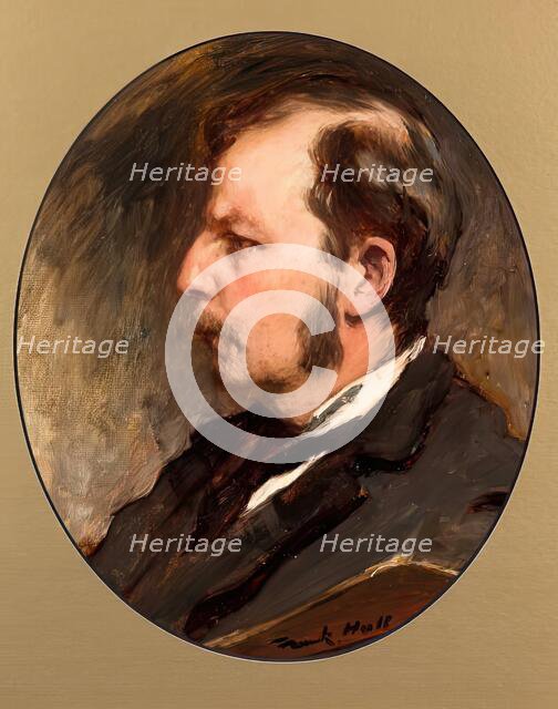 Frank Holl,Self Portrait, 1885. Creator: Francis Montague Holl.