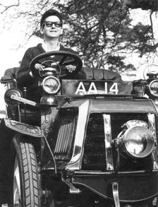 Roy Orbison in Panhard Levassor at Beaulieu 1965. Creator: Unknown.