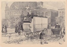 Electric Motor Post Car in Berlin, c1900. Creator: Thiel, Ewald (1855-?).