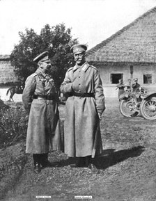 'La Supreme Offensive Russe; Le general Broussilof generalissime Russe; A sa droite, Le..., 1917. Creator: Unknown.