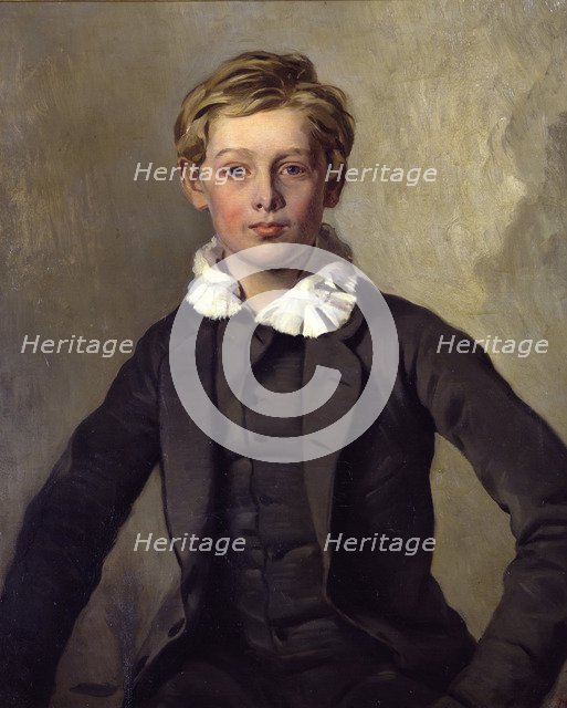 Portrait of Count Hans Haubold von Einsiedel, 1855. Artist: Rayski, Louis Ferdinand von (1806-1890)
