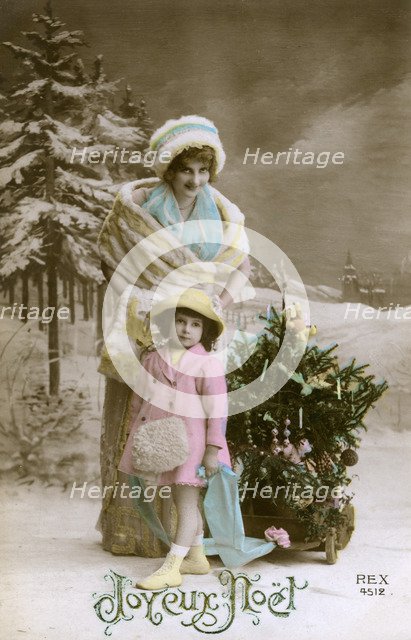 'Joyeux Noel', c1900-1929(?). Artist: Unknown