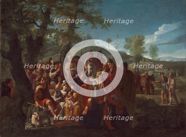 Saint John the Baptist Preaching, c. 1665. Creator: Willem Reuter.