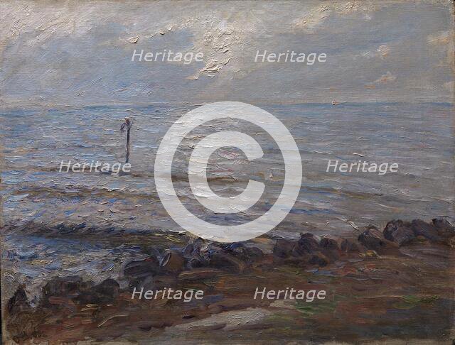 Sunlight over the Sea, 1882. Creator: Oscar Bjorck.