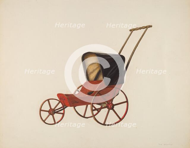 Baby Carriage, 1935/1942. Creator: Fred Hassebrock.