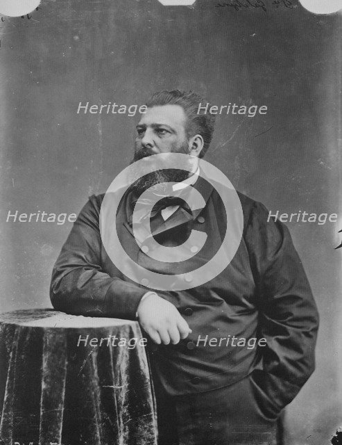 Portrait of the Composer Prince Juri Nikolayevich Golitsyn (1823-1872), ca 1860.