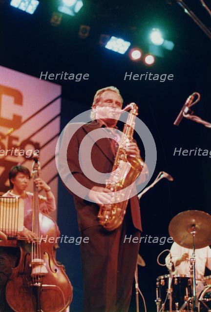 Stan Getz, North Sea Jazz Festival, The Hague, Holland, 1988. Creator: Brian Foskett.