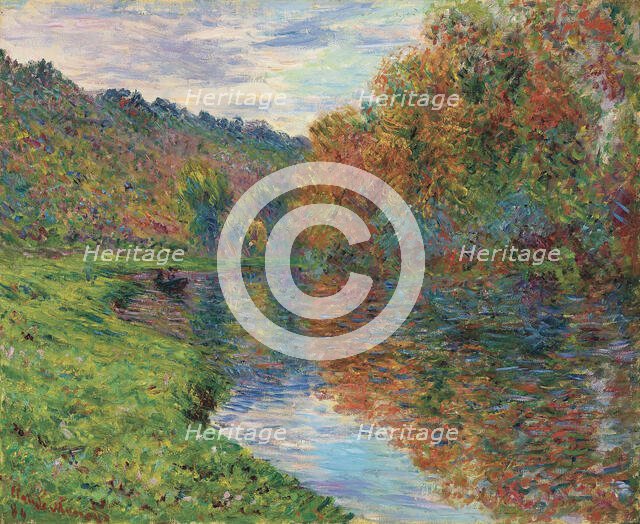 Le bras de Jeufosse, automne, 1884. Creator: Monet, Claude (1840-1926).