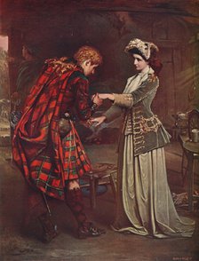 'Prince Charlie's Farewell to Flora MacDonald, 1746' (1905). Artist: Unknown.