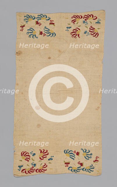 Towel, Turkey, 17th/early 18th century. Creator: Unknown.