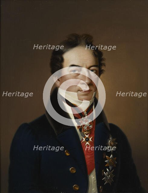Portrait of Count R. H. Rehbinder, c1820. Creator: Johan Erik Lindh.