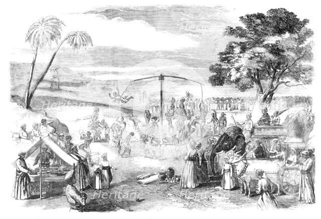 A Swinging Festival in India, 1857. Creator: Unknown.