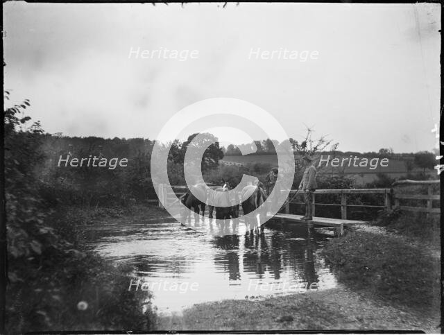 Chenies, Chiltern, Buckinghamshire, 1917. Creator: Katherine Jean Macfee.