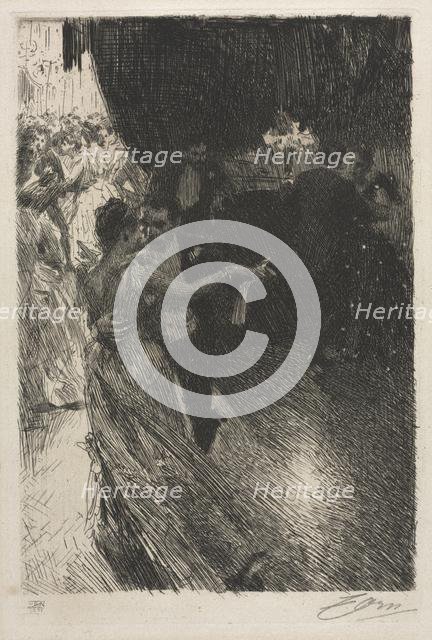 The Waltz, 1891. Creator: Anders Zorn (Swedish, 1860-1920).