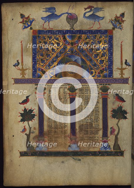 Miniature from the Toros Roslin Gospels, 1262.