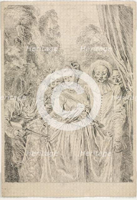 The Clothes are Italian, 1715-16. Creator: Jean Antoine Watteau (French, 1684-1721).