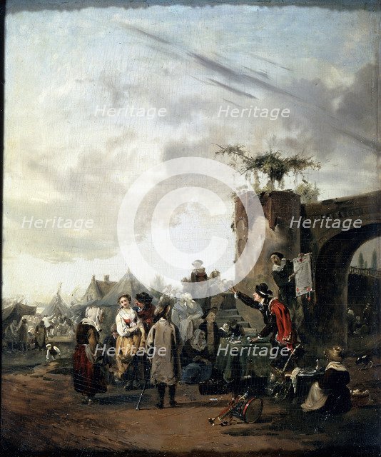 'A Charlatan', early 1780s.  Artist: Philibert Louis Debucourt