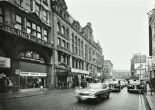 12-26 Shaftesbury Avenue, Westminster LB, London: looking to Piccadilly Circus, taxi, traffic, 1973. Creator: Unknown.