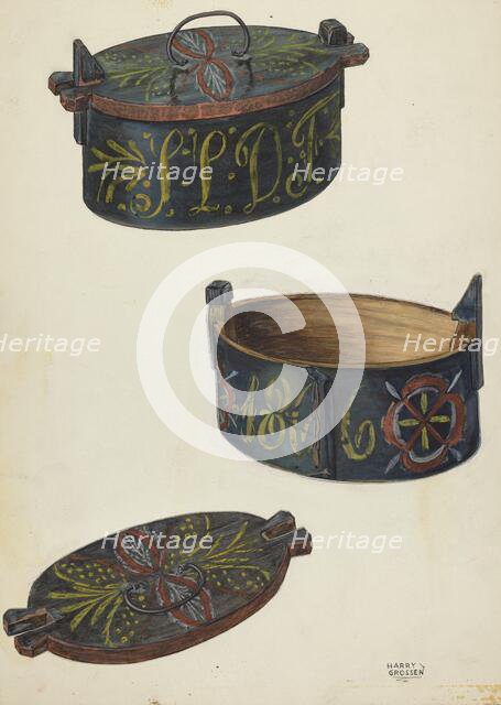 Butter Box, c. 1953. Creator: Harry Grossen.