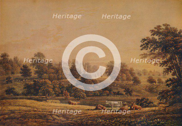 'View of Aldenham Abbey: Hertfordshire', 18th-19th century, (1935). Artist: John Glover.