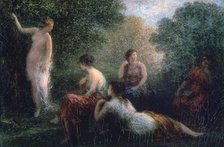 'Arcadia, Woman Bathing', 1836-1904. Artist: Henri Fantin-Latour