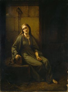 Marguerite in Prison, 1863-1867. Creator: Johann Grund.