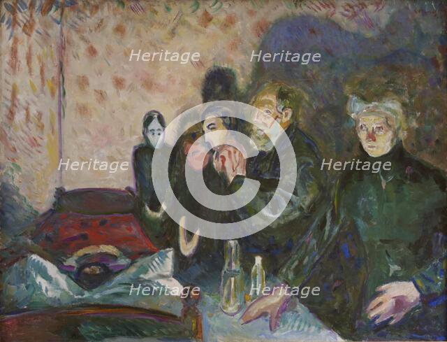 Death Struggle, 1915. Creator: Edvard Munch.