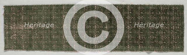 Velvet Fragment, early 1600s. Creator: Unknown.