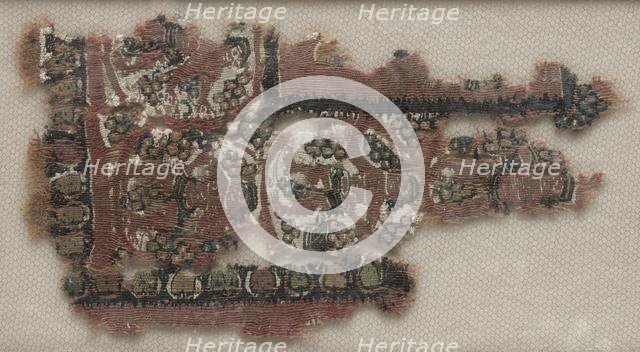 Fragment of the Corner of a Tunic, 400s - 600s. Creator: Unknown.