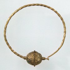 Earring, Langobardic, 6th-7th century. Creator: Unknown.