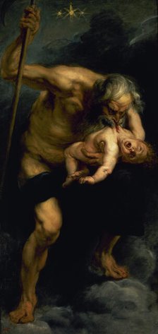 Saturn devouring a son, 1636-1638.  Creator: Peter Paul Rubens.