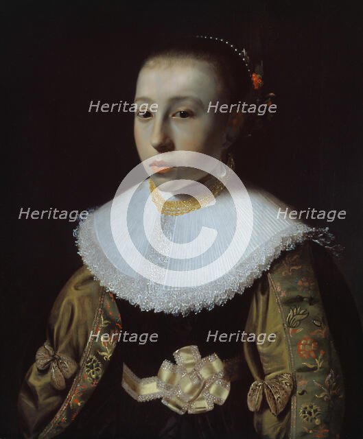 Portrait of a Young Girl, 1633/35. Creator: Pieter Dubordieu.