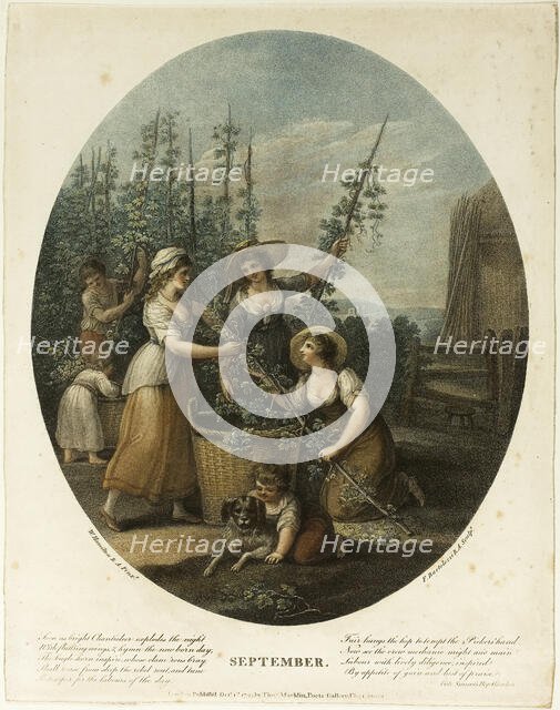 September, October 1, 1793. Creator: Francesco Bartolozzi.