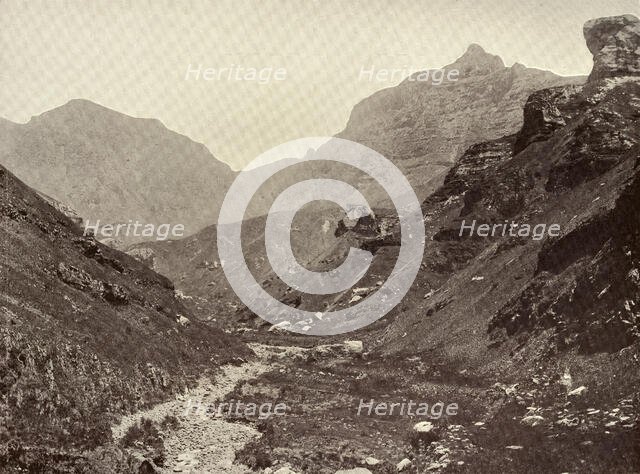 'View in the Drakensberg Region', c1900. Creator: N. P. Edwards.