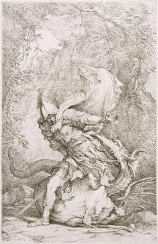 Jason and the Dragon, between circa 1663 and circa 1664. Creator: Salvator Rosa.