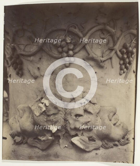 Versailles, Vase (Detail), 1906. Creator: Eugene Atget.