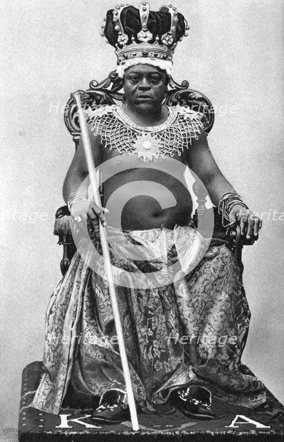 King Archibong II of Gambia, Africa, 1922. Artist: Unknown