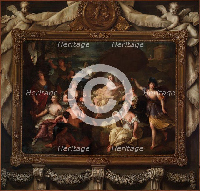 Parnassus, 1708. Creator: Raoux; Jean (1677-1734).