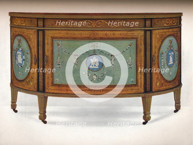 'Commode of Lunette Form', c1775. Artist: Unknown.