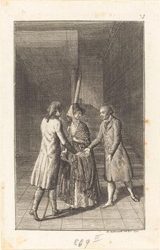 The Voyage to Paris, 1798. Creator: Daniel Nikolaus Chodowiecki.