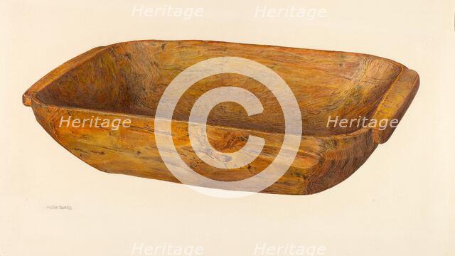 Chopping Bowl, c. 1941. Creator: Hester Duany.