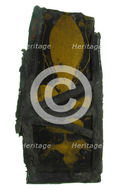 Glass Fragment, European, 14th century. Creator: Unknown.