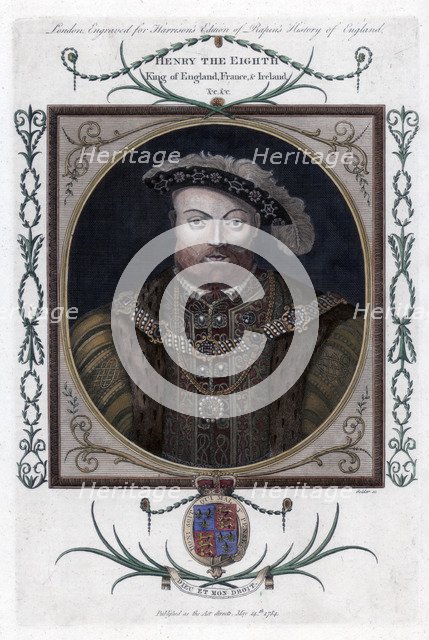 Henry VIII of England, (1784).Artist: John Goldar