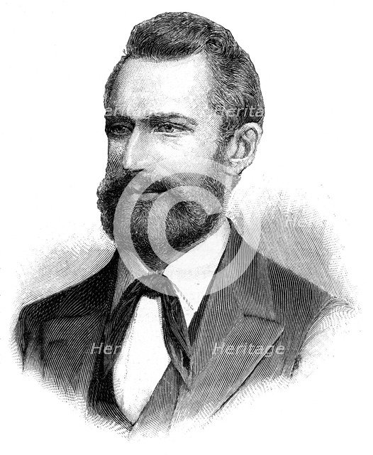 Ludwig Leichhardt, 19th century Prussian explorer and naturalist, (1900). Artist: Unknown