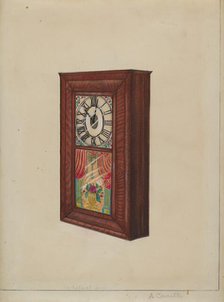 Wall Clock, c. 1936. Creator: Albert Camilli.